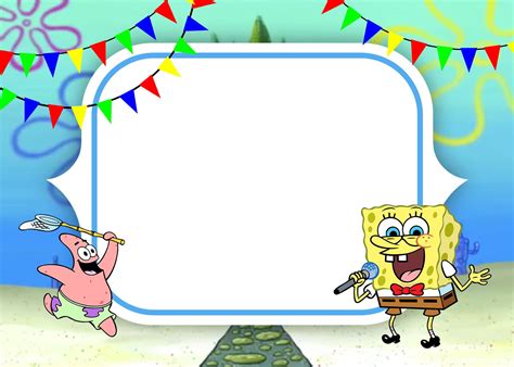 Free Spongebob Invitation Templates